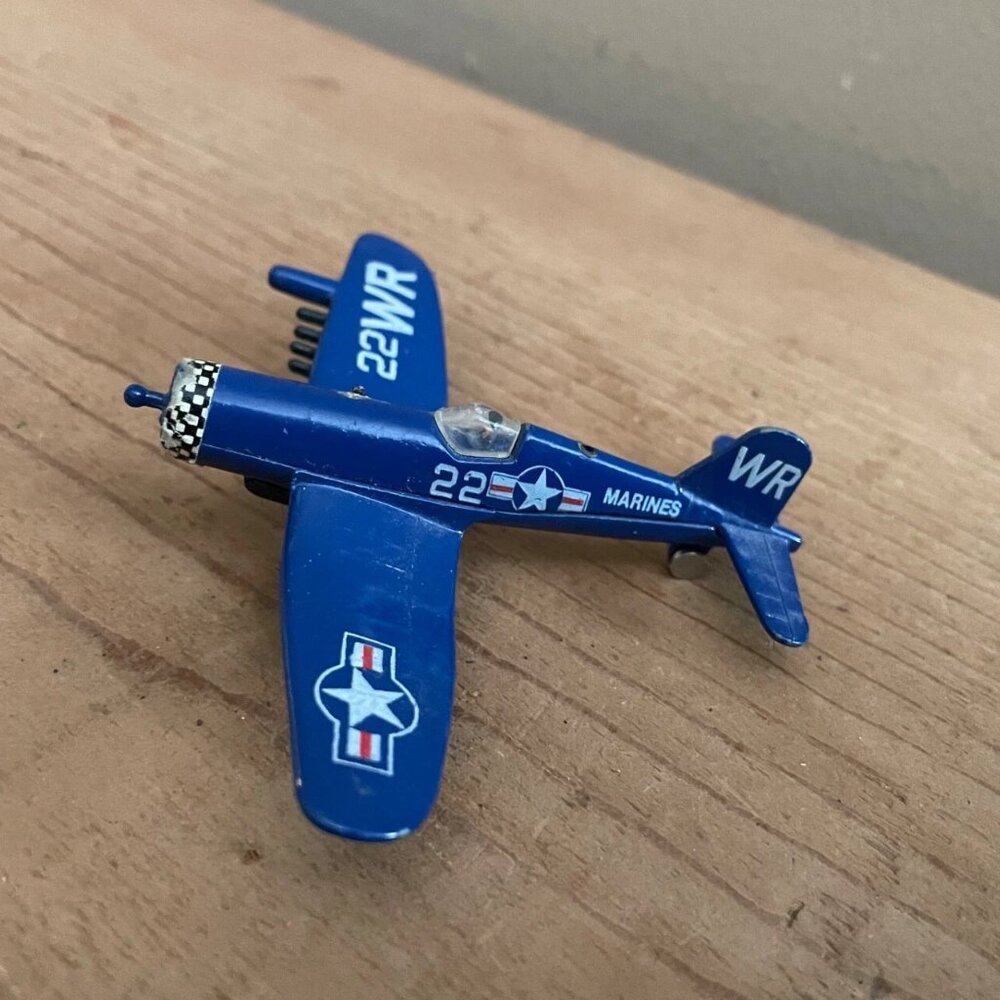 Zylmex Marines A116 22WR F4U-4 Corsair Die-Cast Fighter Plane